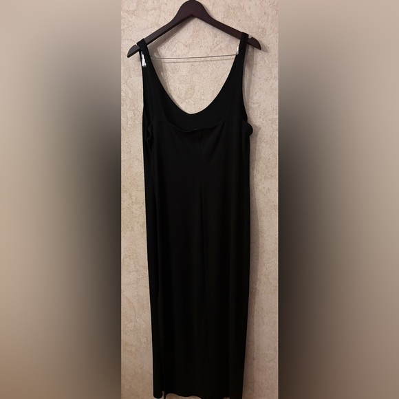 bebe Black Ribbed Sleeveless Dress - Picture 2 of 5